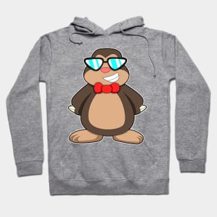 Mole with Tie & Sunglasses Hoodie